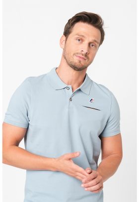 Tricou polo slim fit cu buzunar pe piept Briac