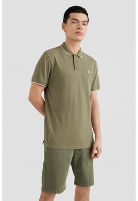 Tricou polo slim fit cu logo