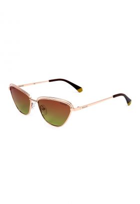 Ochelari de soare cat-eye polarizati cu lentile oglinda