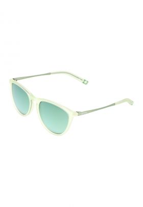 Ochelari de soare unisex rotunzi cu logo discret