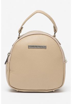 Rucsac mic de piele cu aspect marmorat