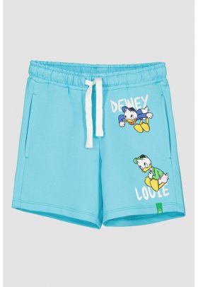 Pantaloni sport scurti de bumbac cu imprimeu grafic