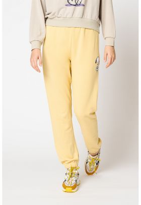 Pantaloni sport cu imprimeu grafic Peanuts