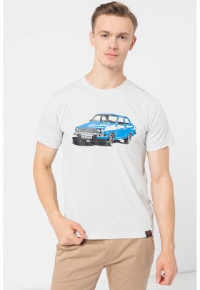 Tricou cu imprimeu Old Dacia