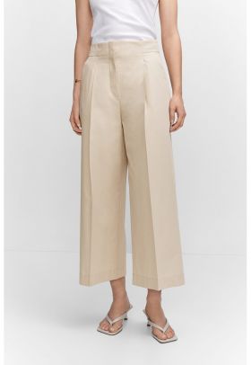 Pantaloni culotte cu talie inalta Pope