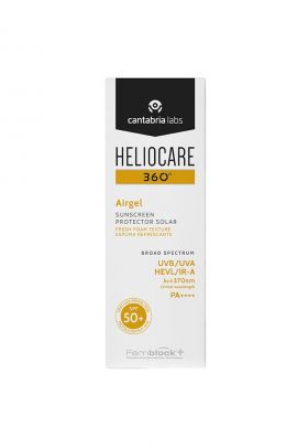 Gel aerat protectie solara Cantabria Heliocare 360º SPF50+ - 60 ml