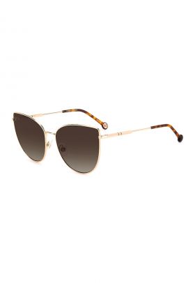 Ochelari de soare cat-eye cu rama metalica