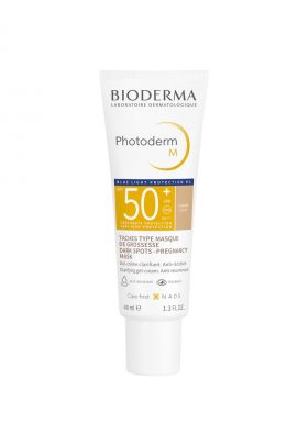 Crema de fata coloranta cu protectie solara Photoderm M SPF 50+ - nuanta deschisa - 40 ml