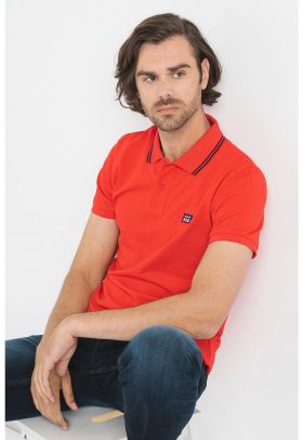 Tricou polo de bumbac