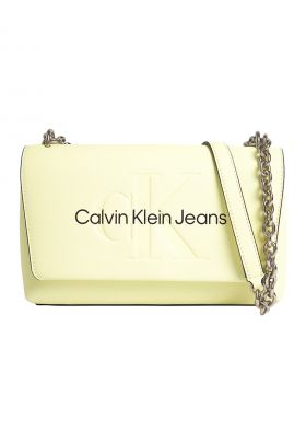 Geanta crossbody din piele ecologica cu logo in relief