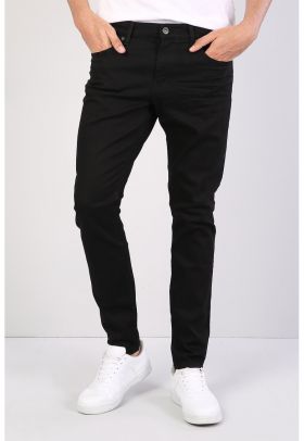 Blugi slim fit cu model cu 5 buzunare