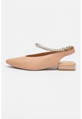 Balerini slingback din piele Palu