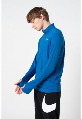 Bluza cu tehnologie Dri-FIT si fenta cu fermoar - pentru alergare Pacer