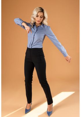 Pantaloni cu talie inalta Lucia