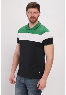 Tricou polo din piqué de bumbac