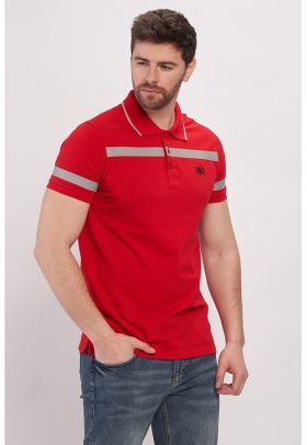 Tricou polo din piqué de bumbac