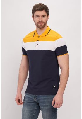 Tricou polo din piqué de bumbac