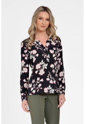 Bluza cu model floral Balkanis