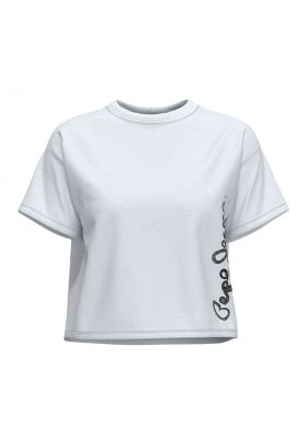 Tricou din amestec de modal cu imprimeu logo