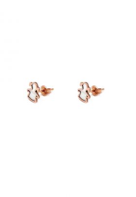 Cercei cu tija din aur de 14K cu detalii Mother of Pearl