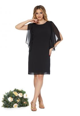 Rochie dreapta cu maneci evazate Nice