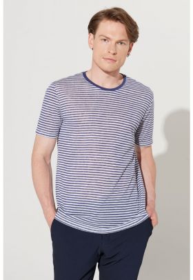 Tricou slim fit in dungi