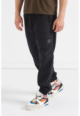 Pantaloni cargo cu talie medie Ganno