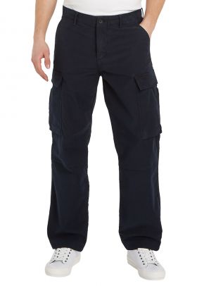 Pantaloni cargo din amestec de bumbac