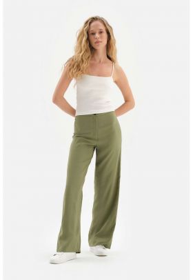 Pantaloni ampli din amestec de modal