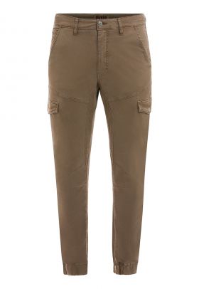 Pantaloni cargo cu model uni