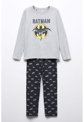 Pijama cu imprimeu Batman