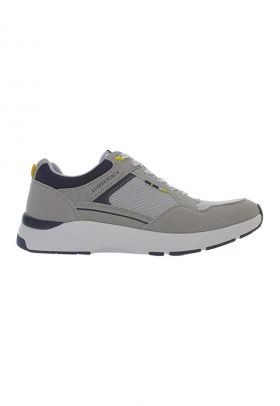 Pantofi sport cu garnituri de piele intoarsa ecologica