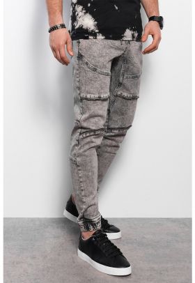 Blugi jogger cu snur