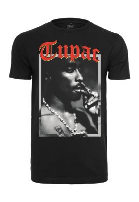 Tricou unisex cu imprimeu cu 2Pac