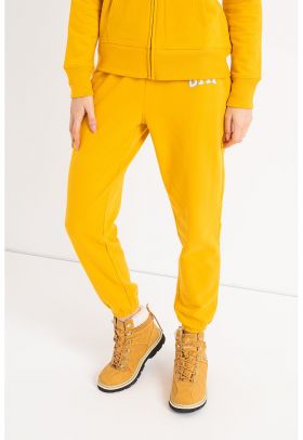 Pantaloni sport cu logo brodat