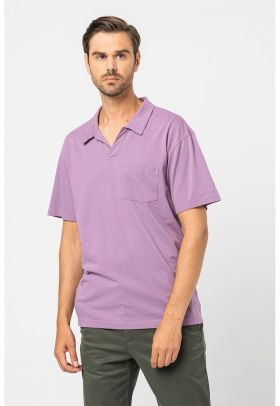 Tricou polo cu buzunar pe piept