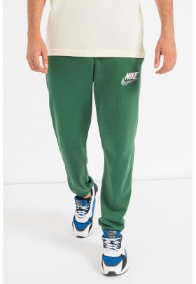 Pantaloni sport din amestec de bumbac cu broderie logo