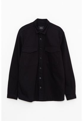 Jacheta-camasa relaxed fit din denim