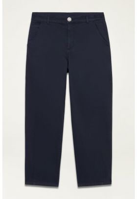 Pantaloni chino crop