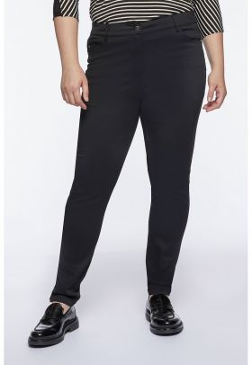 Pantaloni skinny cu talie medie