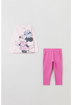 Pijama de bumbac cu model cu desene