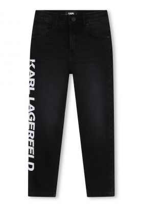 Blugi skinny cu imprimeu logo
