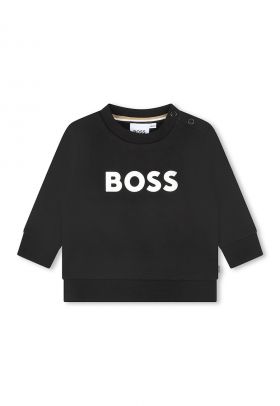 BOSS - Bluza sport din amestec de bumbac cu logo