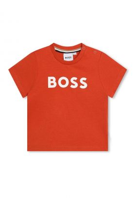 BOSS - Tricou de bumbac cu imprimeu logo