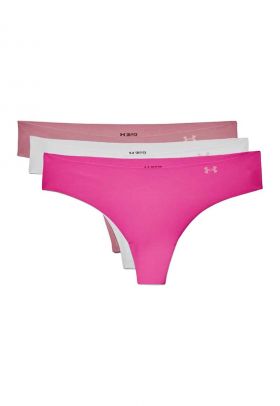 Set de chiloti tanga pentru fitness Pure Stretch - 3 perechi