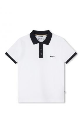 Tricou polo slim fit din pique