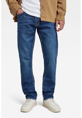 Blugi regular fit cu aspect decolorat