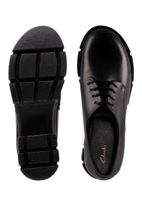 Pantofi clasici de piele cu toc masiv Teala