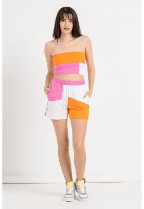 Top bandeau colorblock Maria