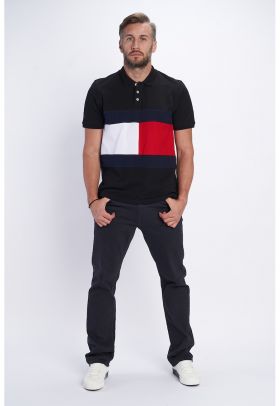 Tricou polo de bumbac pique